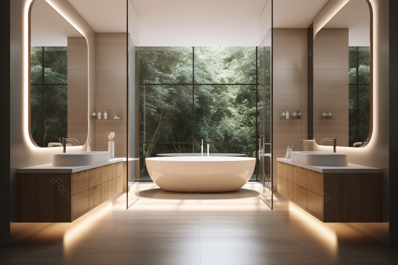 洗浴浴盆浴缸厕所3d渲染效果图,高清,摄影图,摄影图片,图片大全,摄影图免费下载